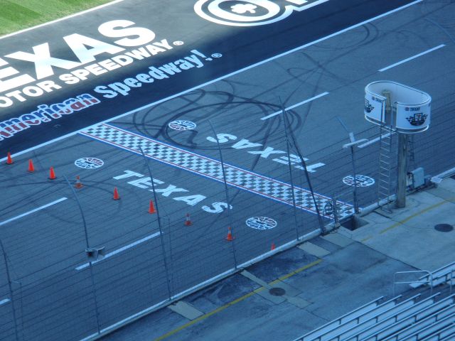 Finish Line from a luxury Suite